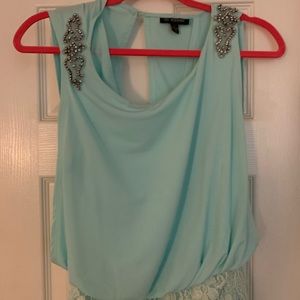 Holiday dress ice blue